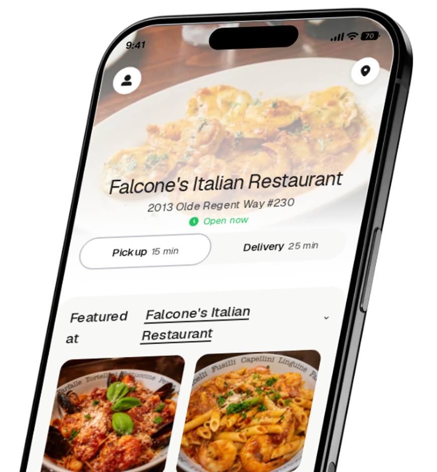 Falcone's Italian Restaurant app preview